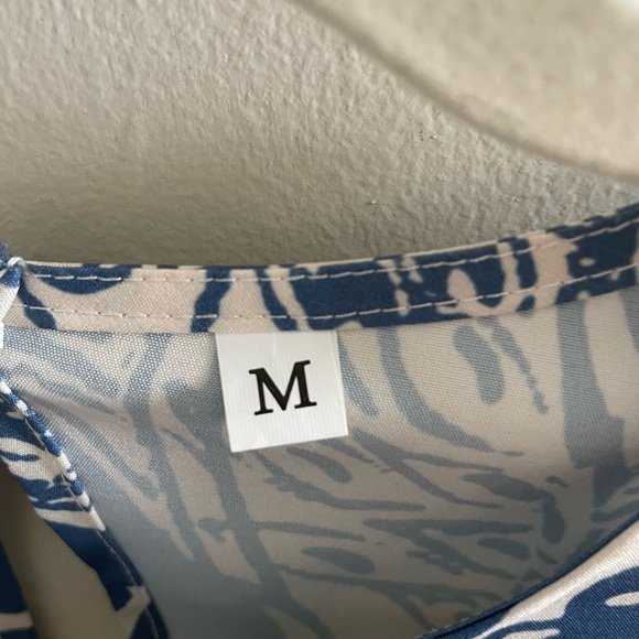 PRICE DROP! Beautiful flamingo cut-out silk blend retro dress. Size M - Picture 3 of 3